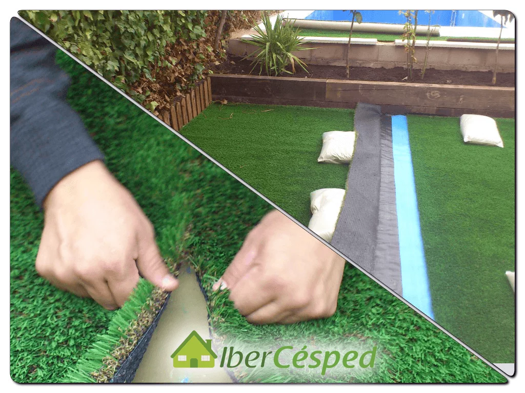 ¿Cómo unir césped artificial?