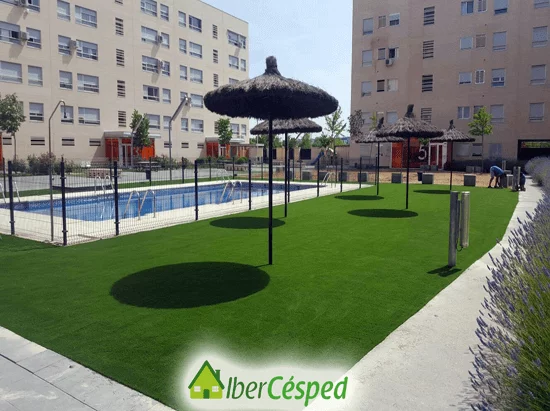 Césped artificial para urbanizaciones