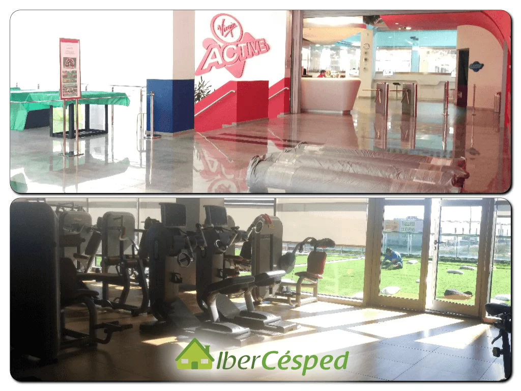 Césped artificial de Ibercesped ® para el entrenamiento en crossfit
