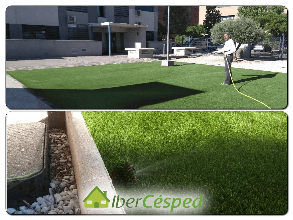 ¿Hay que regar el césped artificial?